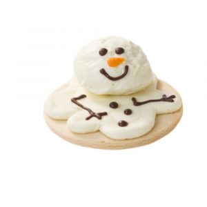 Melted Snowman Cookie