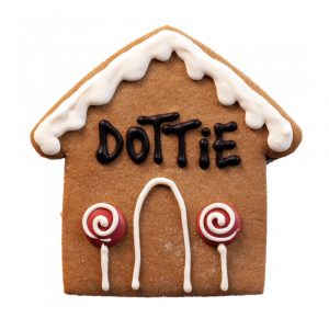 Gingerbeg® Dog House Cookie – Personalized