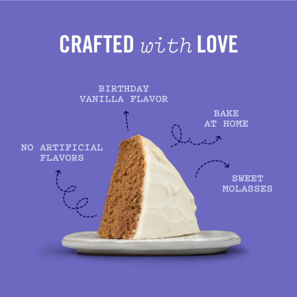 Ultimate Celebration Cake Mix Birthday Vanilla Flavor No Artificial Flavors