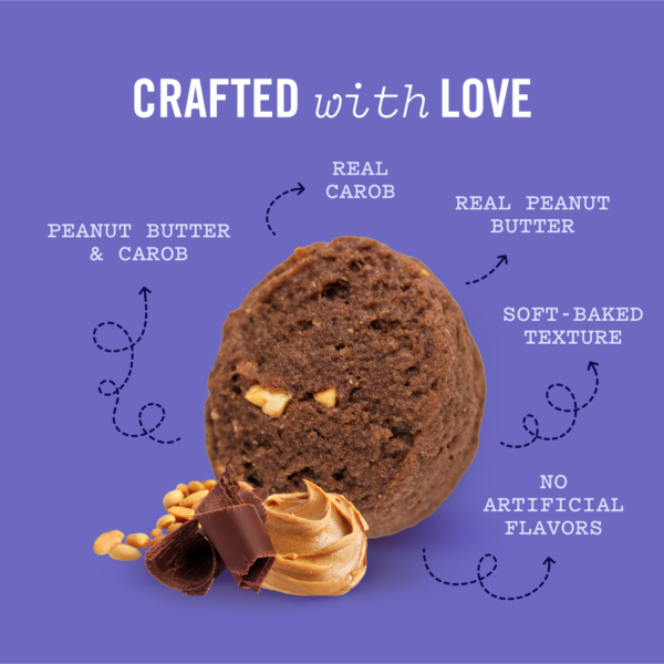 Peanut Mutt'er Bites Real Ingredients Soft-Baked Texture No Artificial Flavors