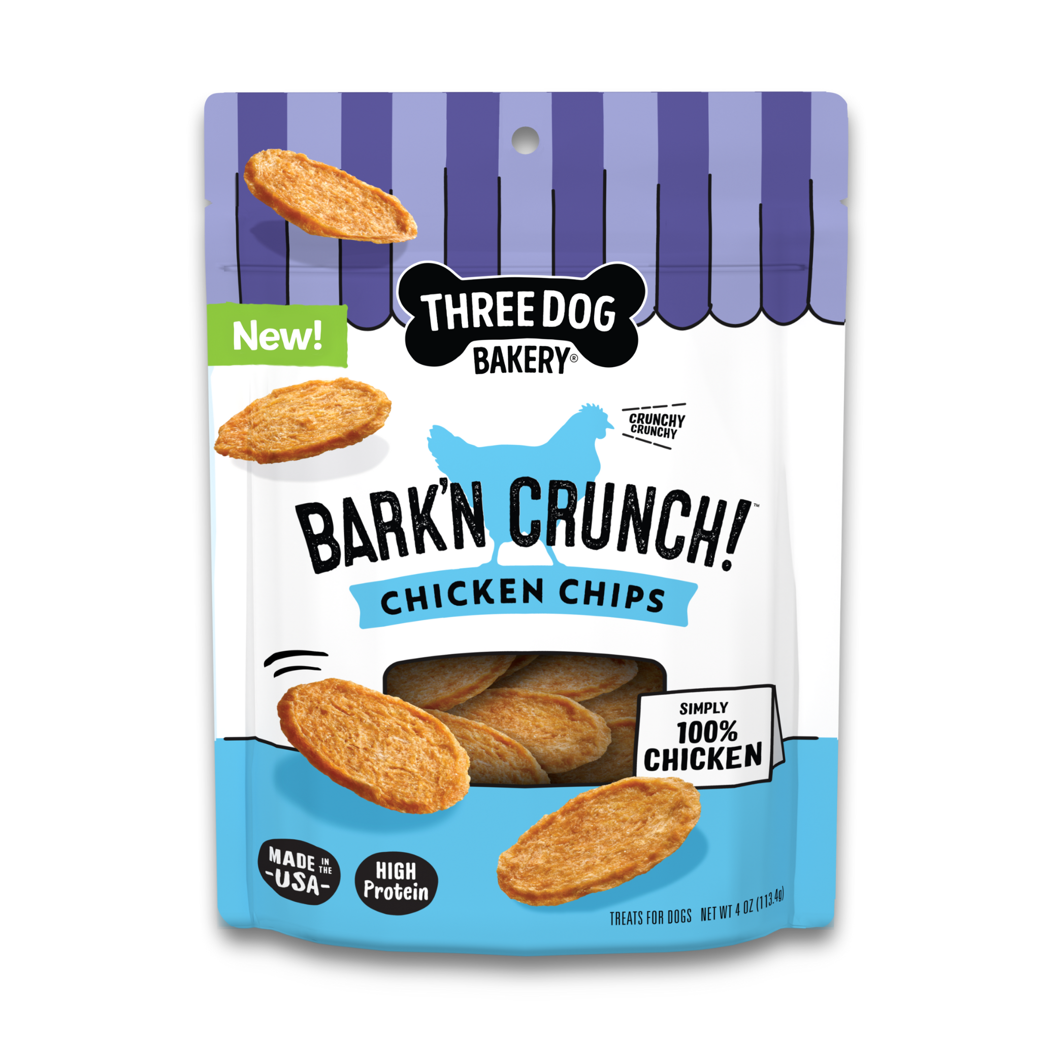 Bark’n Crunch!™ Chicken Chips – Original Flavor, 4oz