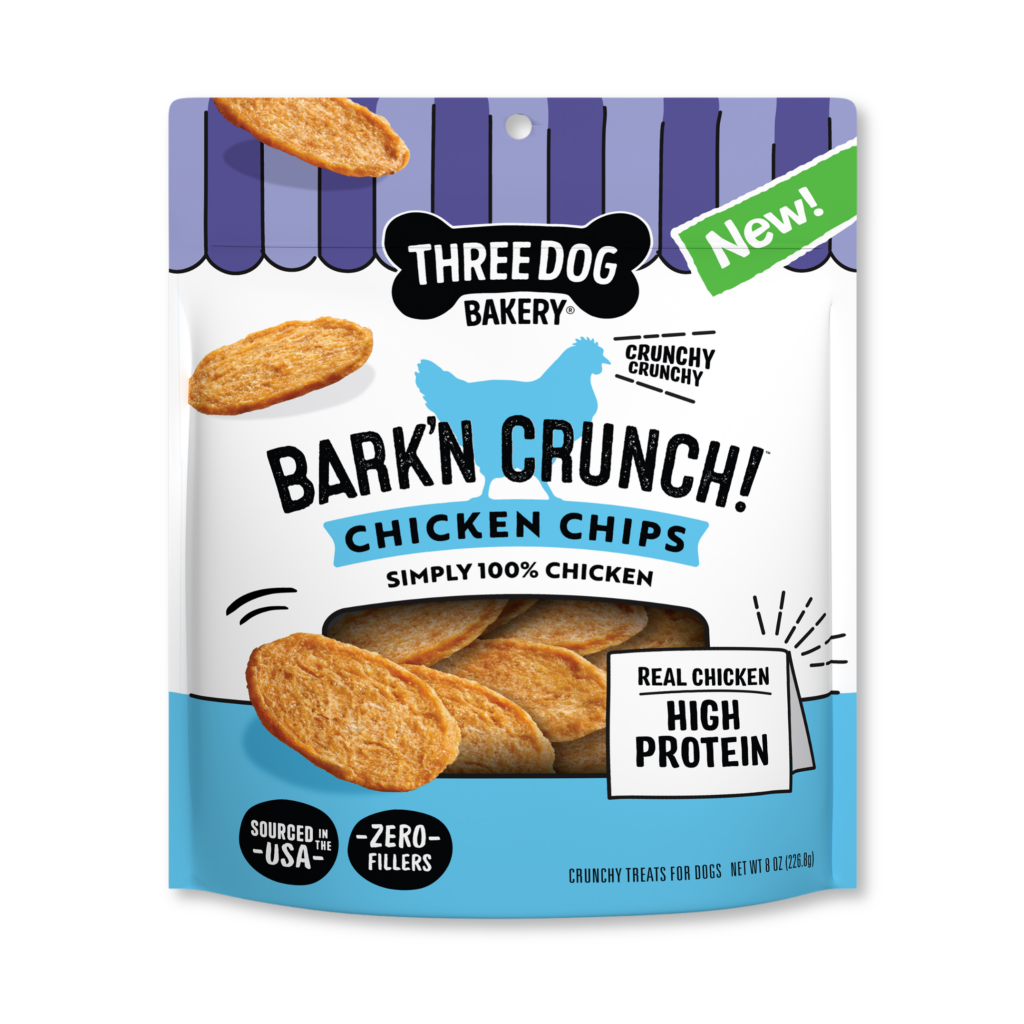 Bark'n Crunch!™ Original Chicken Chips, 8oz - Three Dog Bakery