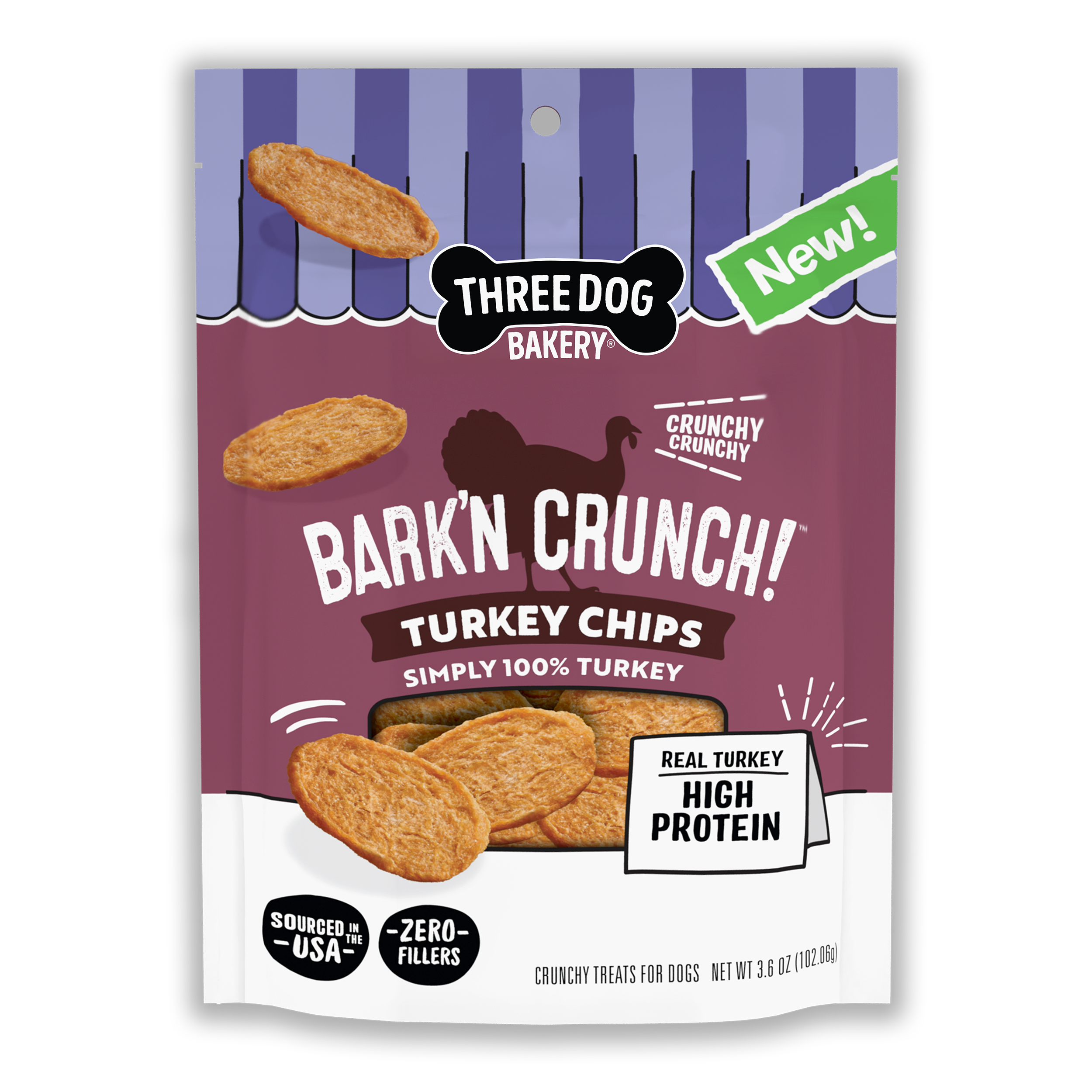 Bark’n Crunch!® Turkey Chips, 3.6oz