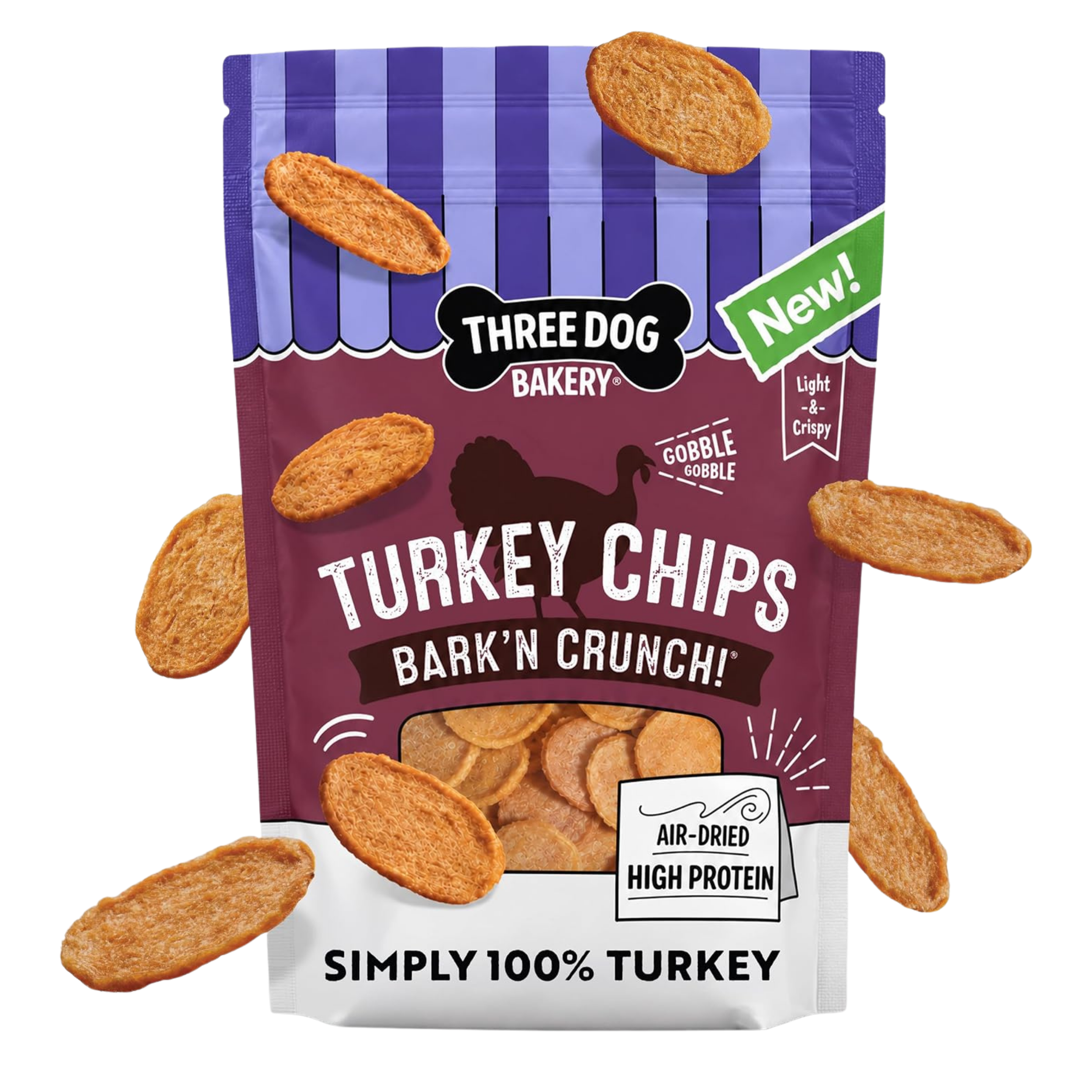 Bark’n Crunch!® Turkey Chips, 3.6oz