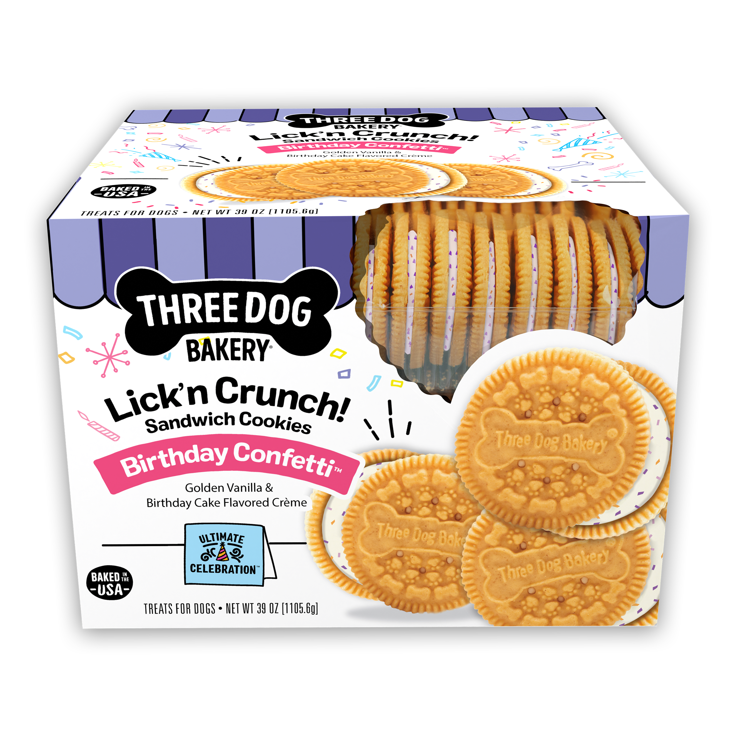 3-Pack Lick’n Crunch!® Birthday Confetti