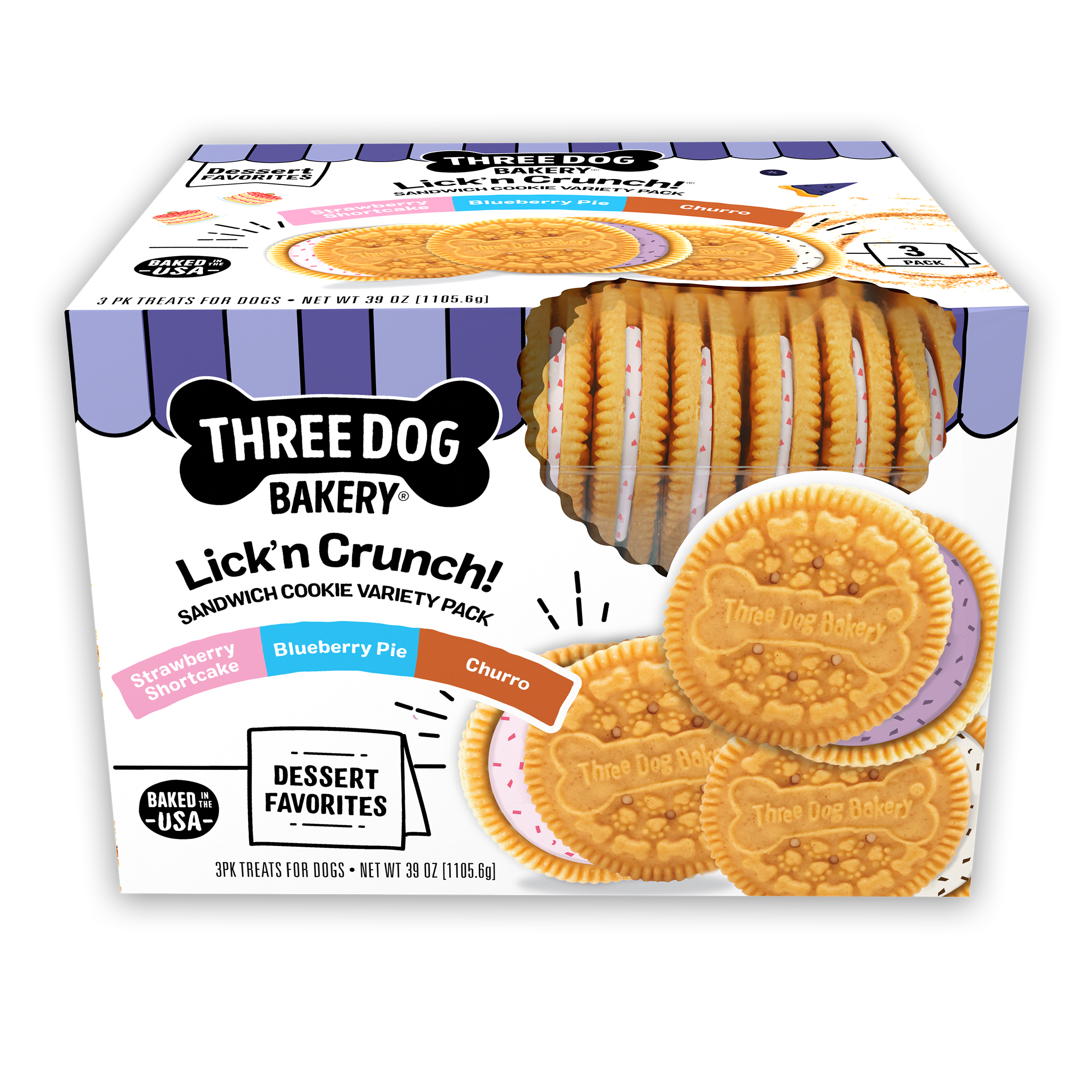 3-Pack Lick’n Crunch!® Dessert Favorites